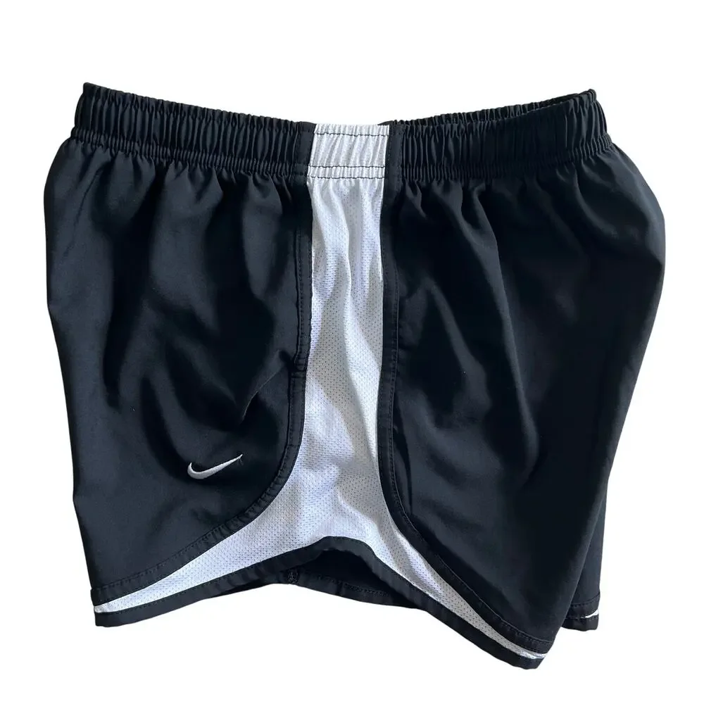 Nike Dri-FIT Running Shorts Black White Lined Women’s Small - Picture 4 of 12